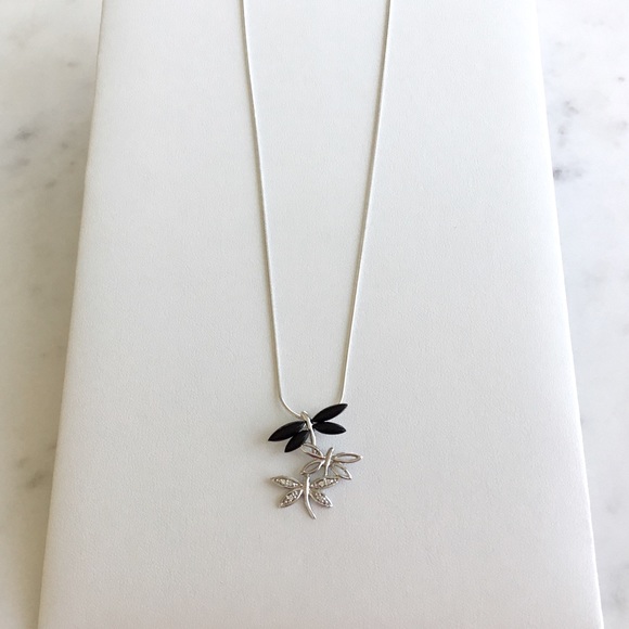 Sterling Silver Dragonfly Necklace - Picture 3 of 12